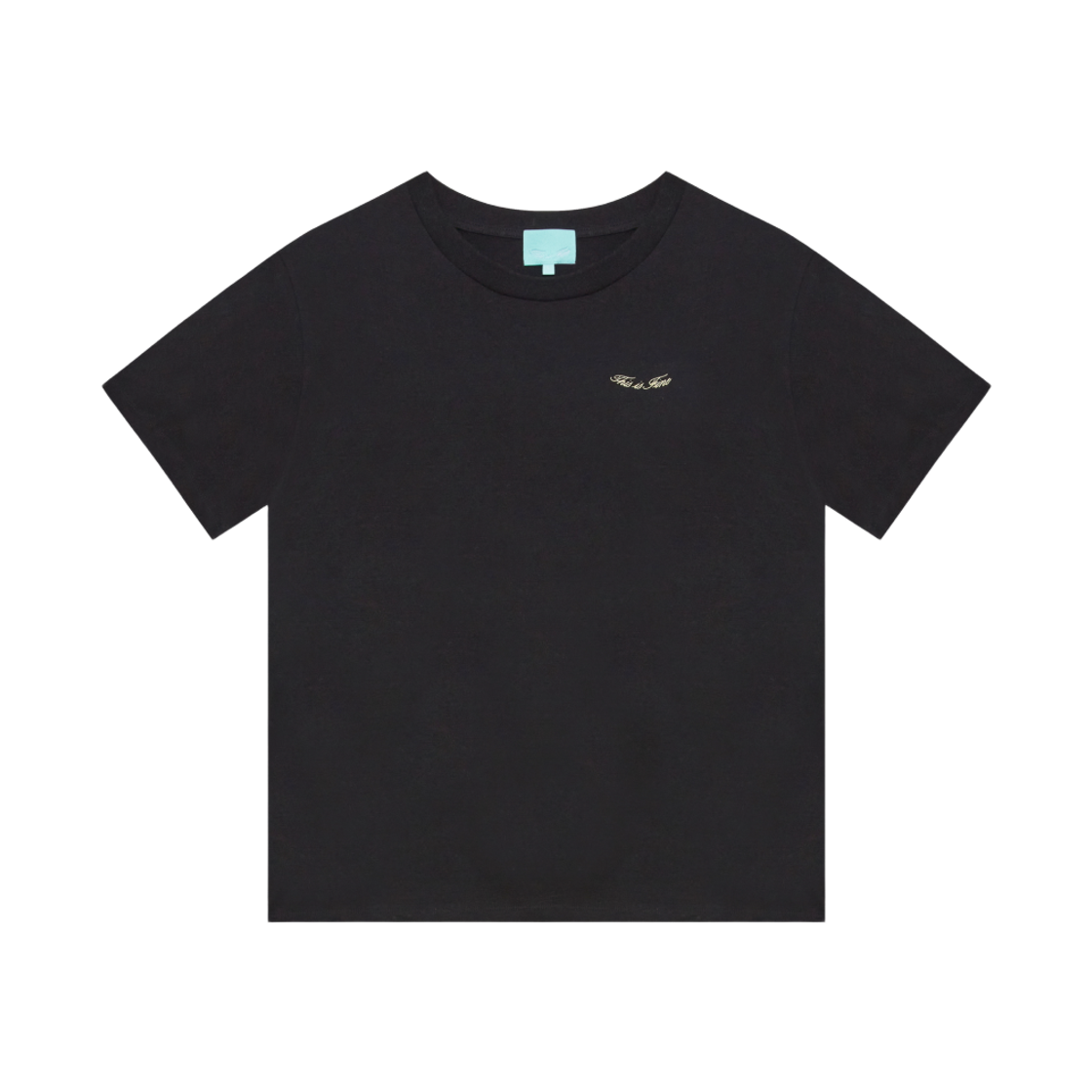 디스이즈파인 스탠다드 로고 티 블랙(THIS IS FINE Standard Logo Tee Black)