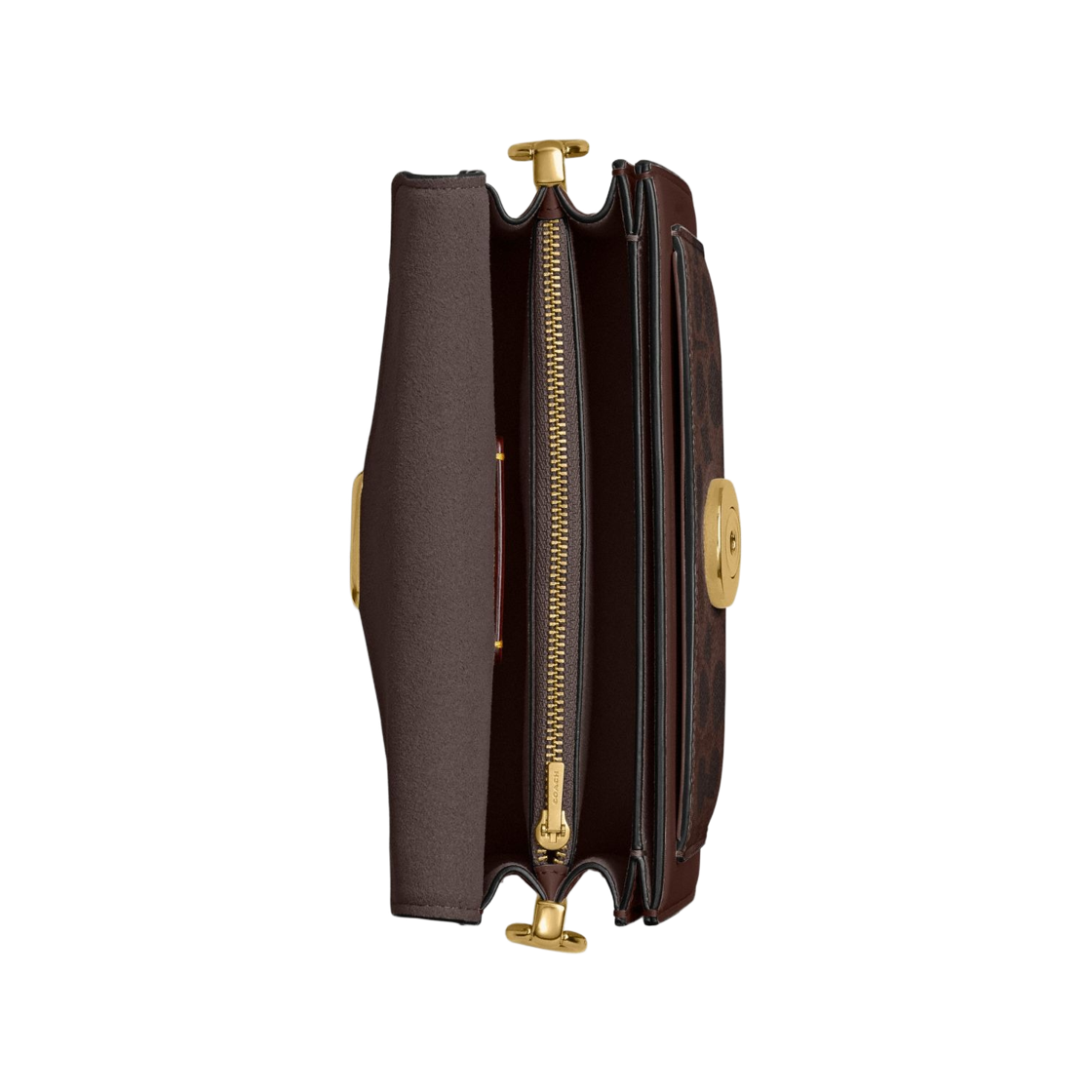 코치 태비 시그니쳐 캔버스 숄더백 20 메이플(Coach Tabby Shoulder Bag 20 in Signature Canvas Maple) - 3