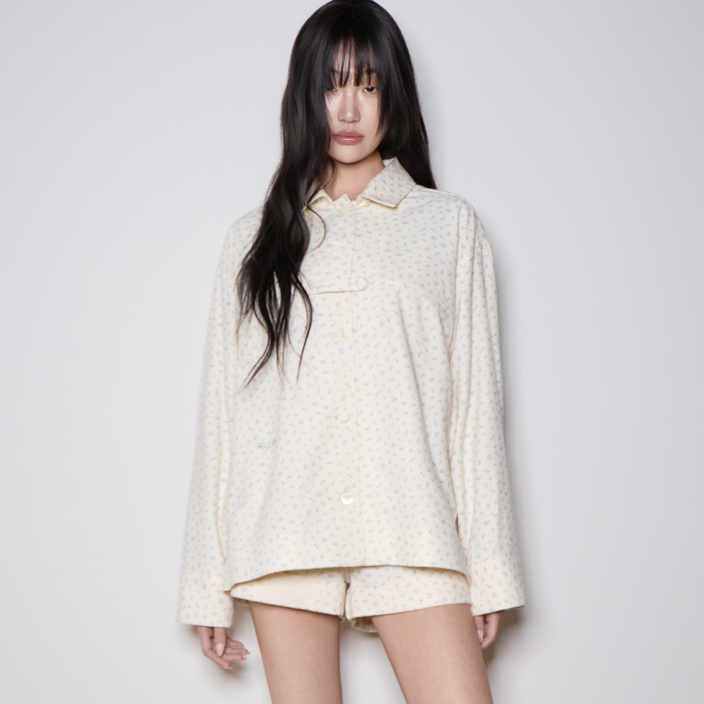 디스이즈파인 파자마 오버셔츠 플로럴(THIS IS FINE Pajama Overshirt Floral) - 2