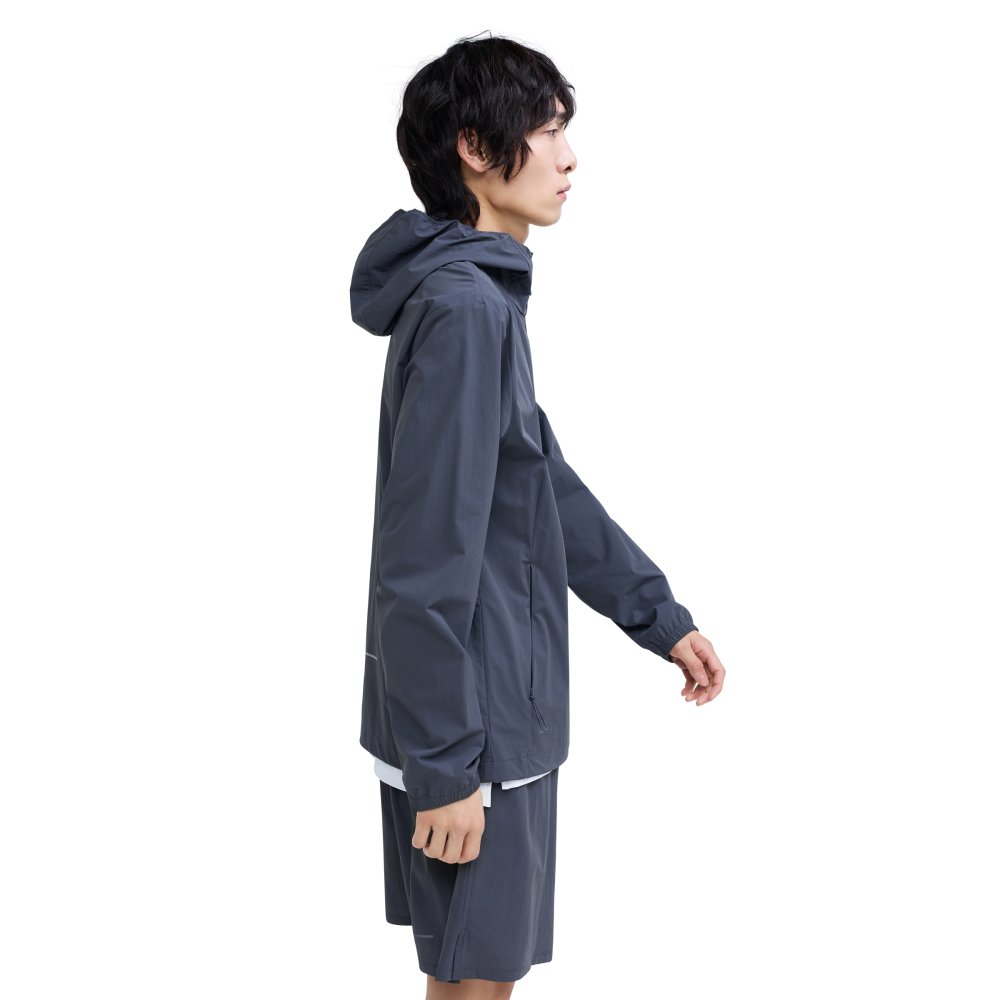 프로-스펙스 유니 윈드플로우 러닝 바람막이 자켓 그레이(PRO-SPECS Uni Windflow Running Windbreaker Jacket Grey) - 6