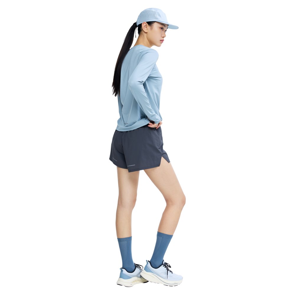프로-스펙스 여성 플로우핏 3부 반바지 그레이(PRO-SPECS Women Flow Fit 3-Inch Shorts Grey) - 6