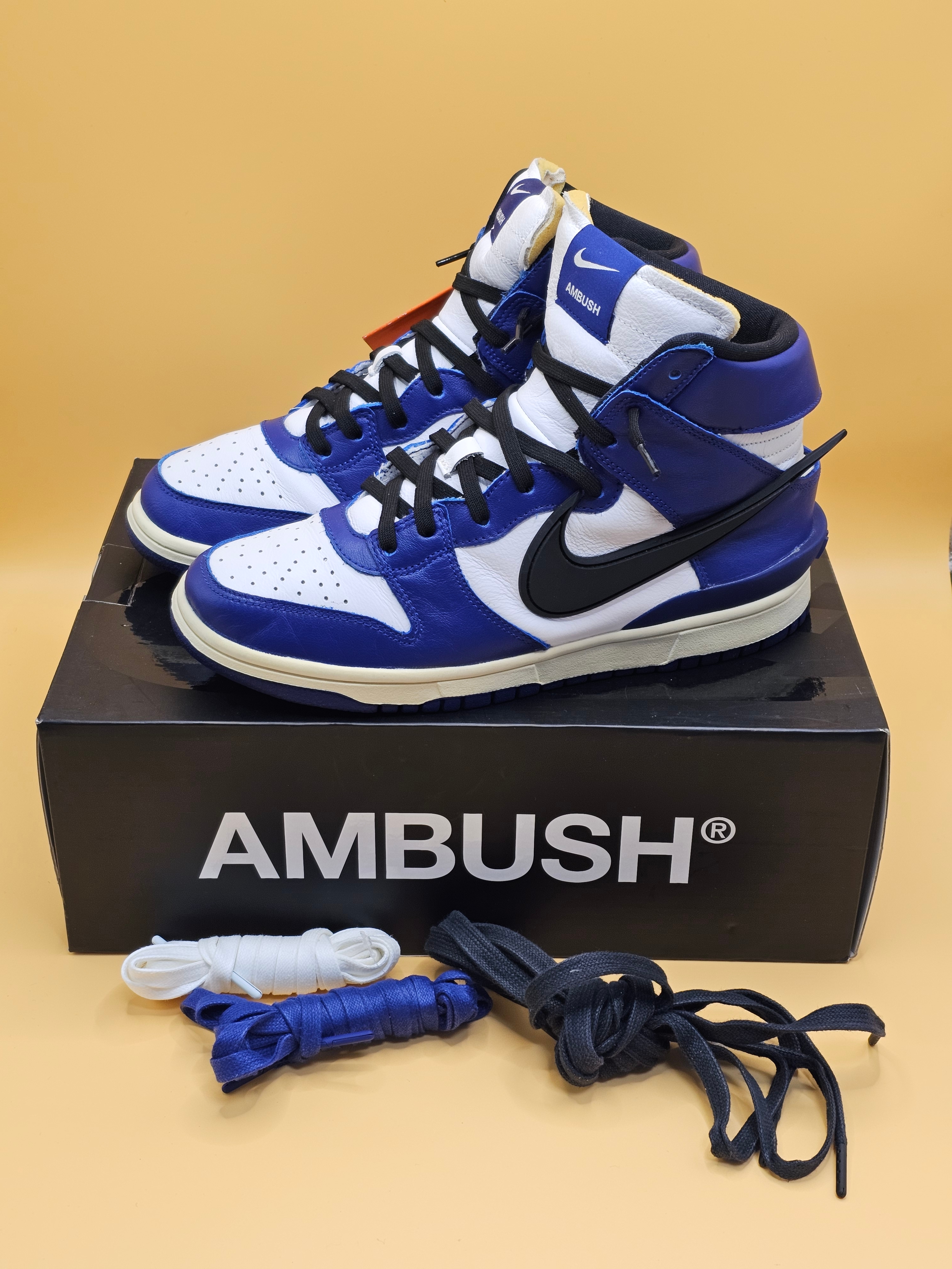 Nike x Ambush Dunk High Deep Royal Blue 착용 스타일 - 1