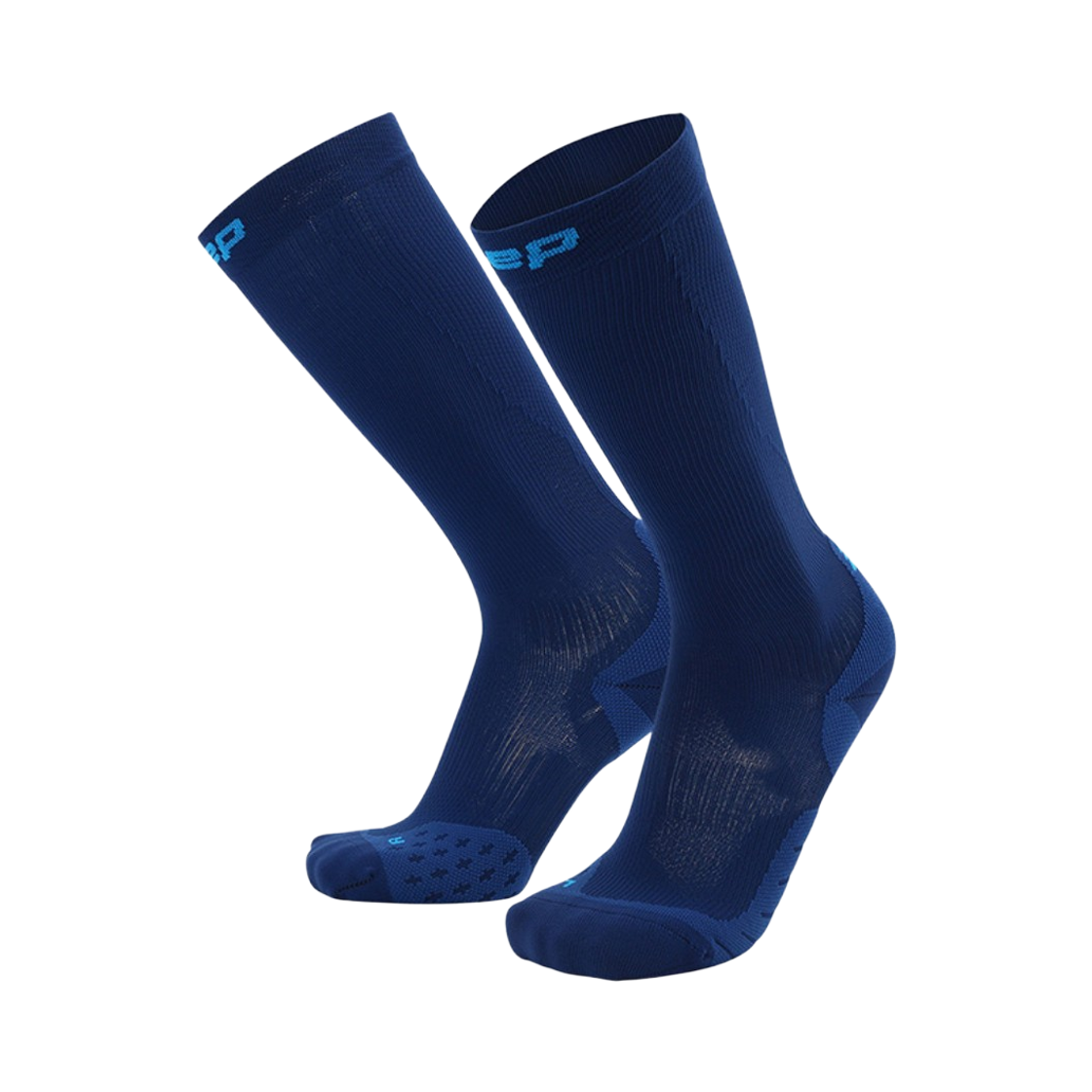 (W) CEP 런 5.0 삭스 다크 블루((W) CEP Run 5.0 Socks Dark Blue) - 1