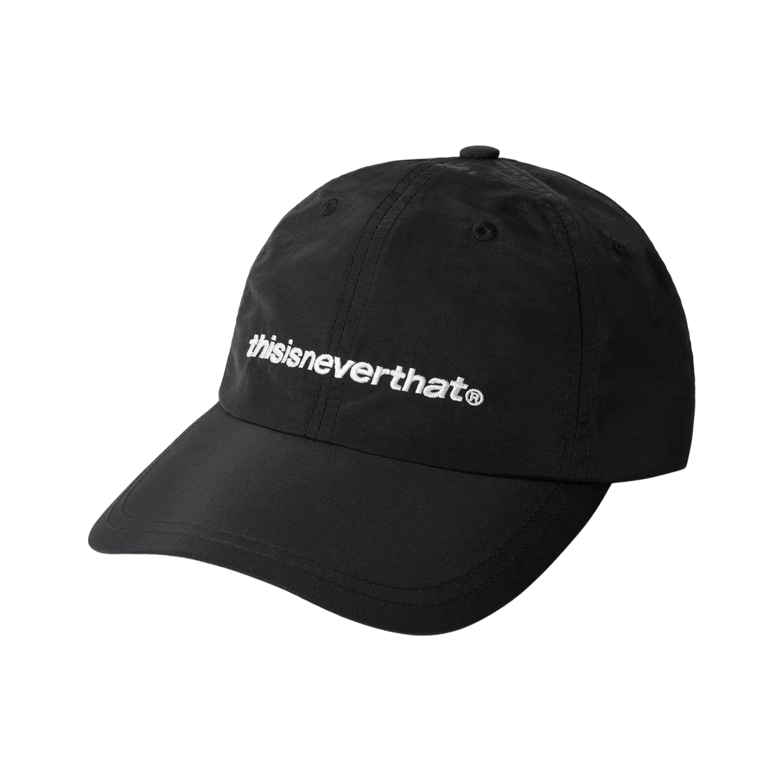 디스이즈네버댓 SP-로고 나일론 캡 블랙(thisisneverthat SP-Logo Nylon Cap Black)