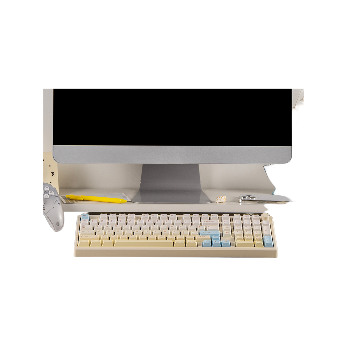 에포메이커 Galaxy100 Lite 유무선 기계식 키보드 3모드 핫스왑 풀배열 정식수입 AS가능 영문각인 위스테리아리니어축(EPOMAKER Galaxy100 Lite Tri-Mode Wireless Mechanical Keyboard Wisteria Linear Switch) - 6