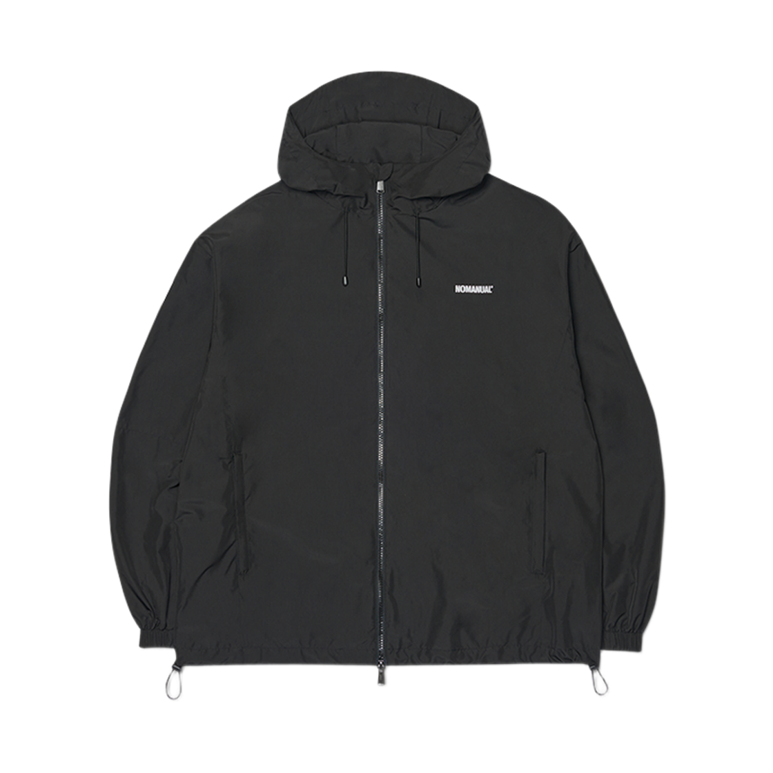 노매뉴얼 페논 윈드락 자켓 블랙(NOMANUAL Penon Windlock Jacket Black)