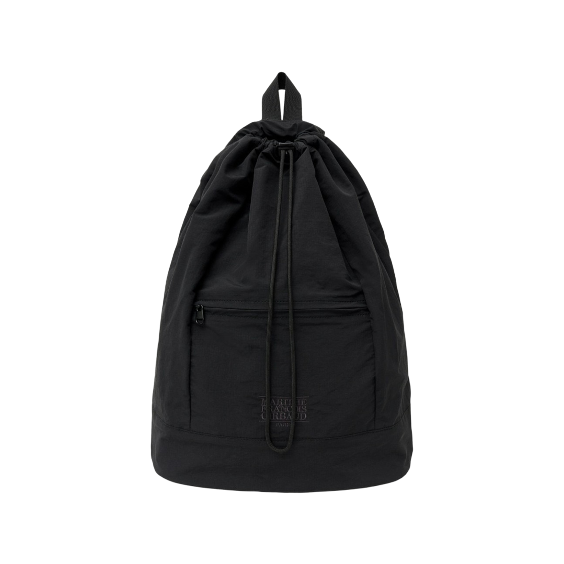 - Marithe Francois Girbaud Classic Logo Zip Pocket Backpack Black