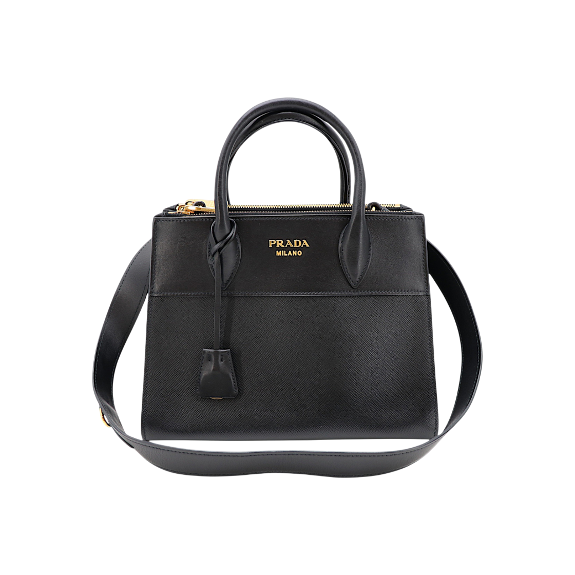 ITDMFBJ93OI4 Prada City Paradigm 2-Way Bag 1BA103