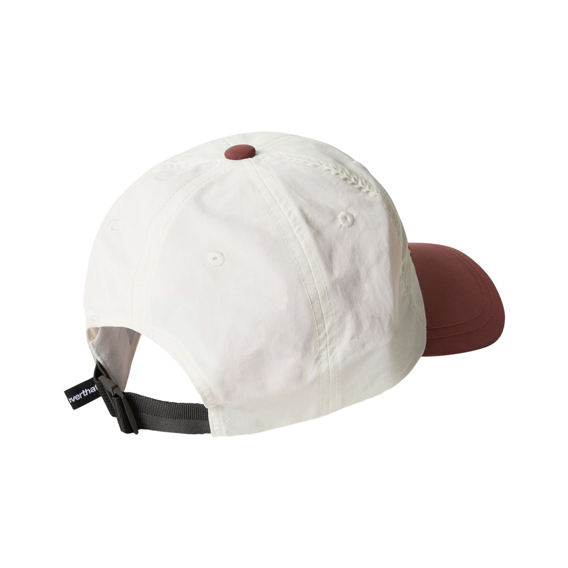 디스이즈네버댓 SP-로고 나일론 캡 아이보리 버건디(Thisisneverthat SP-Logo Nylon Cap Ivory Burgundy) - 2