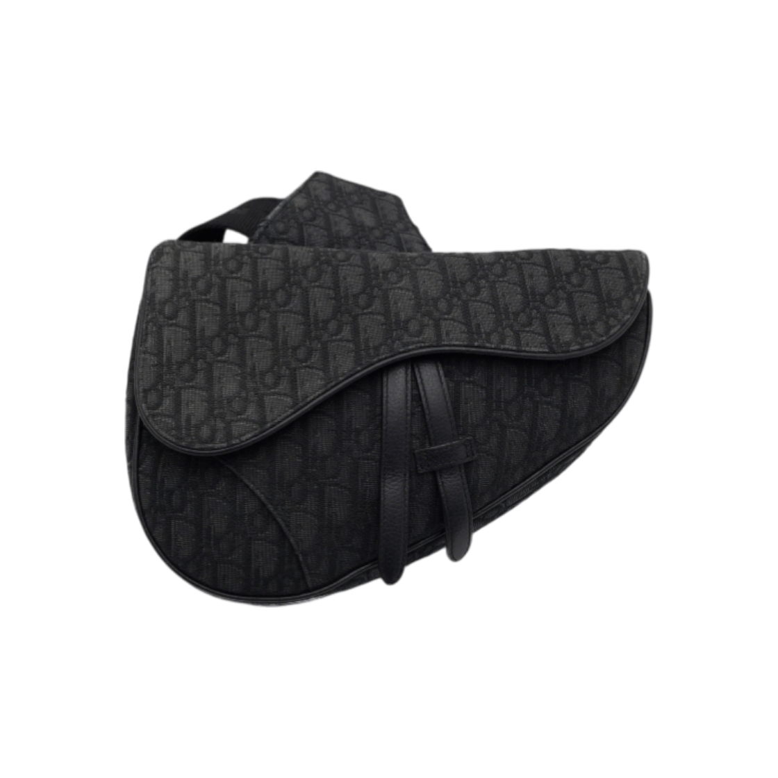디올 1ADPO093YKY 블랙 오블리크 자카드 새들백 남성 숄더백 겸 크로스백aa61649(Dior Black Oblique Jacquard Saddle Bag for Men)