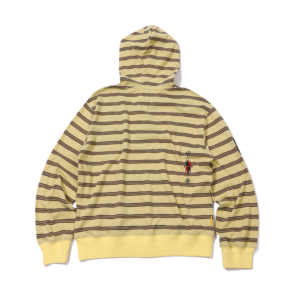 메인부스 쿠키 스트라이프 후드 티셔츠 옐로우(MAINBOOTH Cookie Stripe Hood T-shirt YELLOW) - 2
