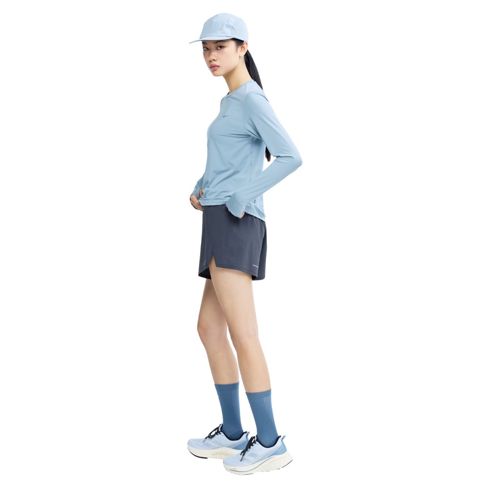 프로-스펙스 여성 플로우핏 3부 반바지 그레이(PRO-SPECS Women Flow Fit 3-Inch Shorts Grey) - 4