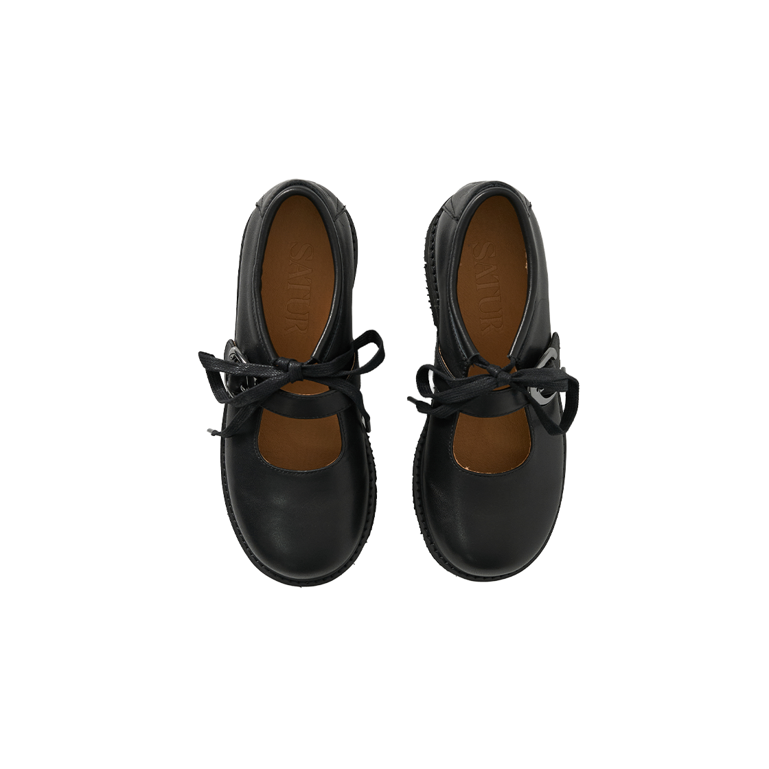 세터 루나 스트랩 메리제인 로퍼 블랙(SATUR Luna Strap Mary Jane Loafer Black) - 3