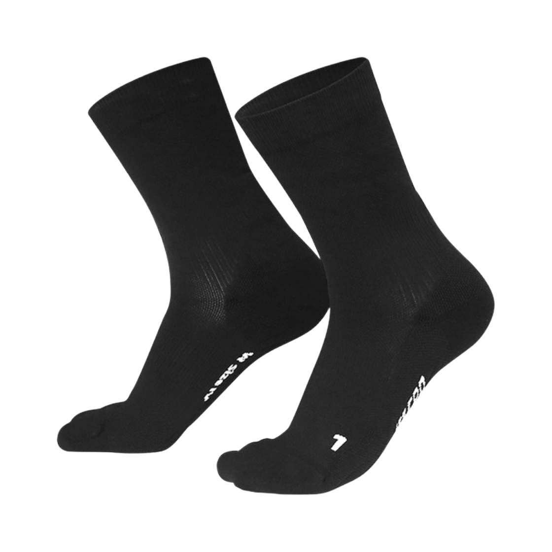 WP2CZR (W) CEP The Run Mid Cut Socks Blackout