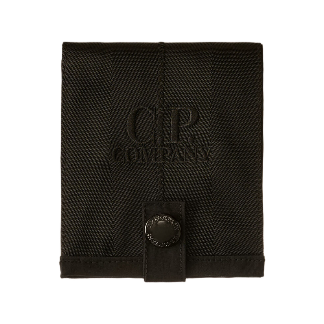 C.P. 컴퍼니 헤링본 월렛 블랙 - 26SS(C.P. Company Herringbone Wallet Black - 26SS)