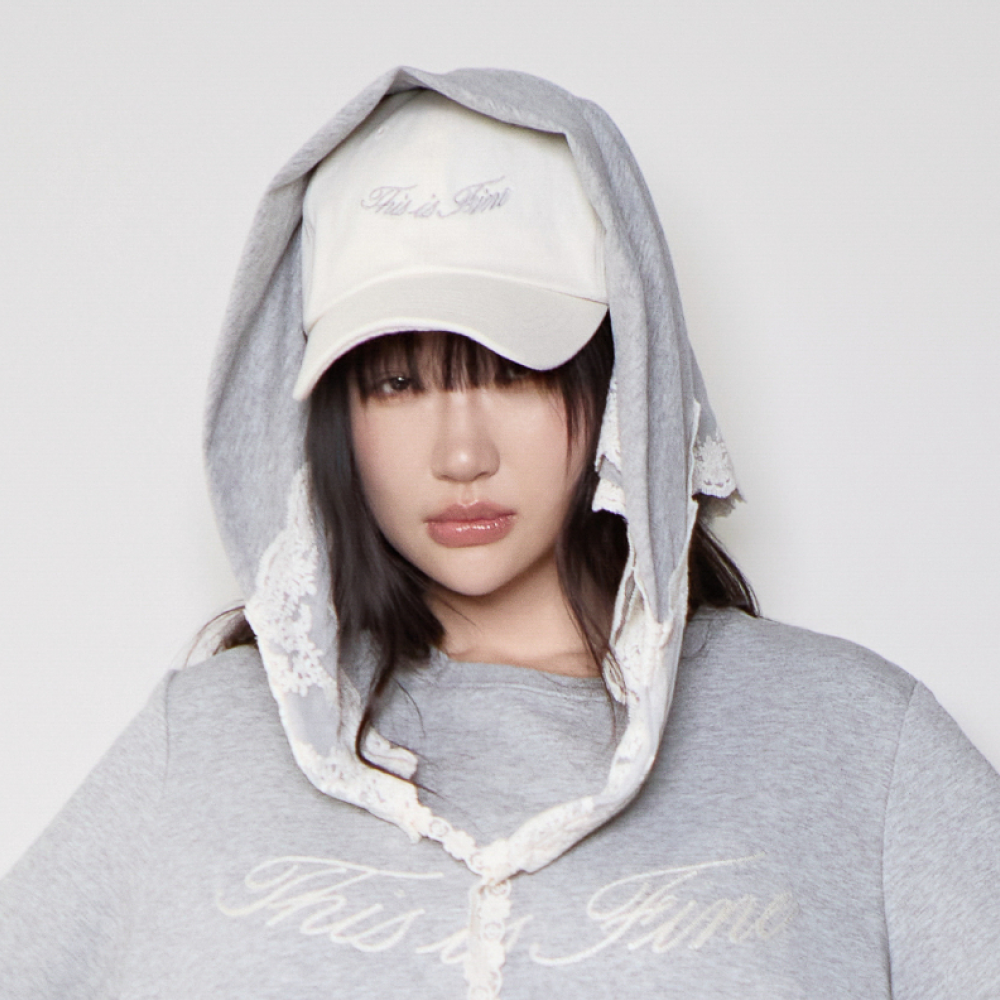 디스이즈파인 시그니처 볼캡 크림(THIS IS FINE Signature Ball Cap Cream) - 2