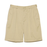 Nanamica Double Pleat Chino Shorts Khaki