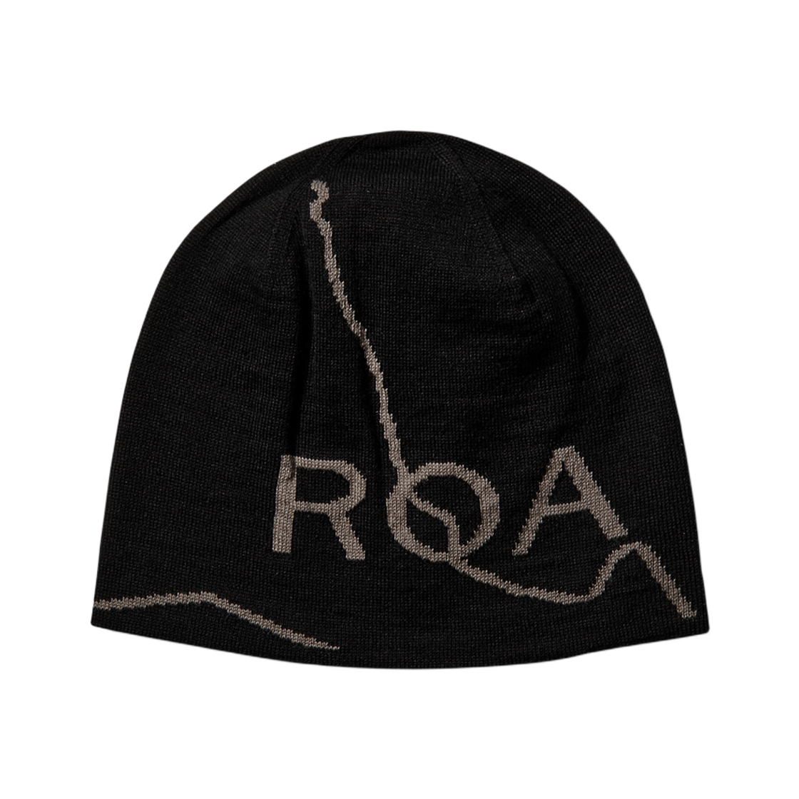 로아 로고 울 비니 블랙(Roa Logo Wool Beanie Black) - 1