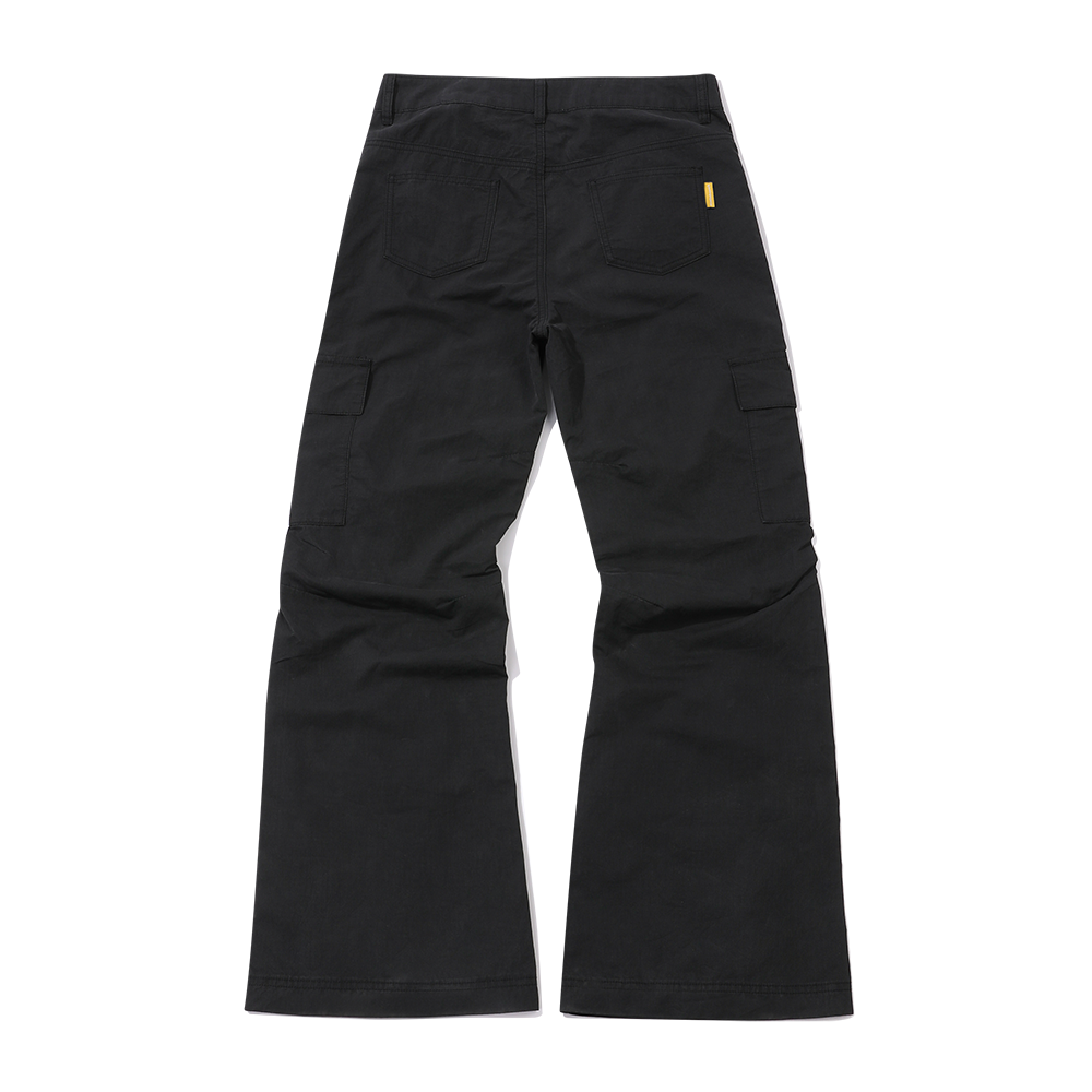 [트리플적립] 메인부스 카고 부츠컷 팬츠 블랙([트리플적립] MAINBOOTH Cargo Bootcut Pants BLACK) - 2