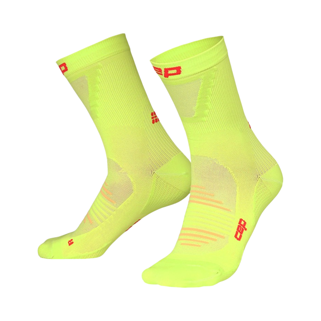 CEP 더 프로 런 울트라라이트 미드 컷 삭스 라임(CEP The Pro Run Ultralight Mid Cut Socks Lime) - 1
