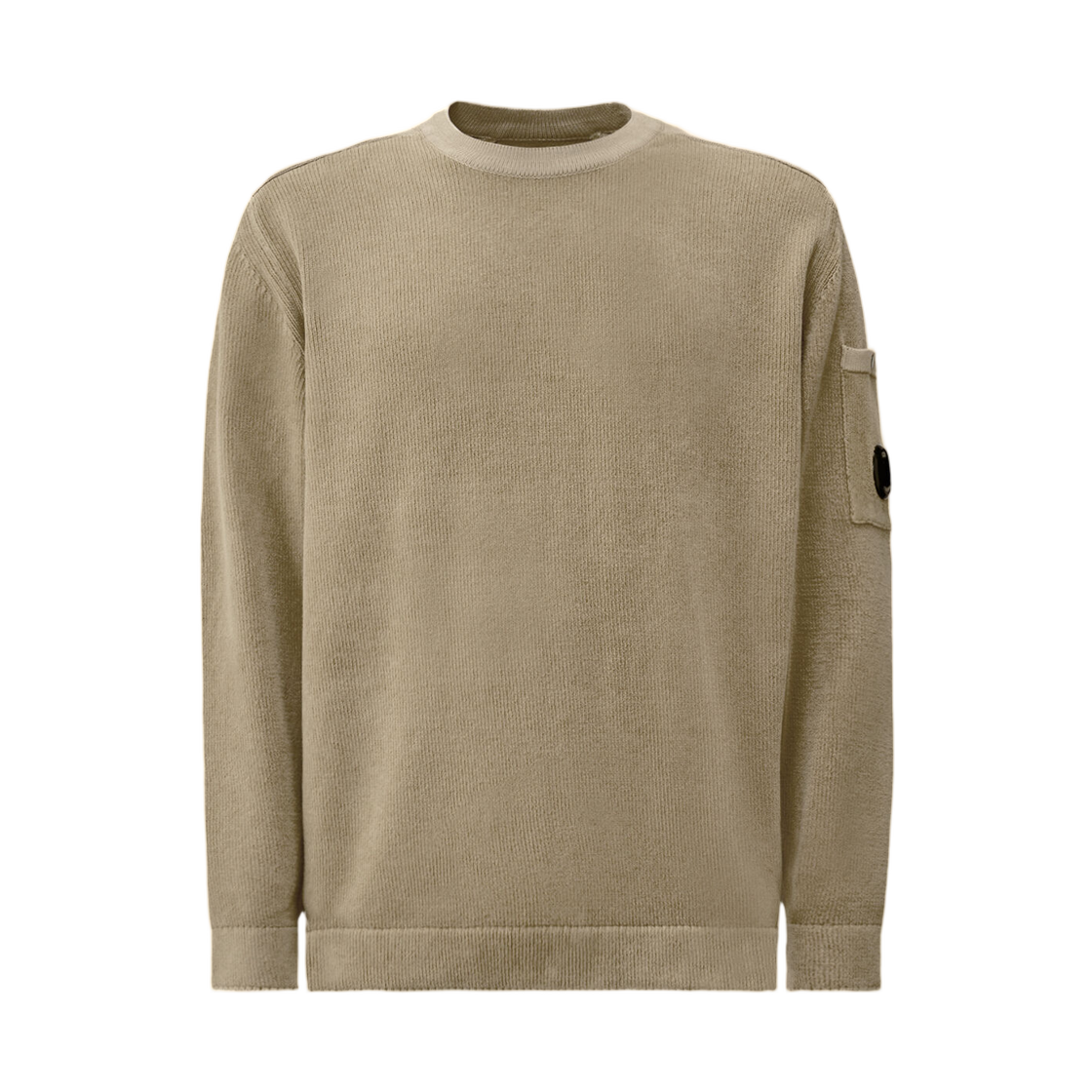 C.P. 컴퍼니 코튼 셔닐 렌즈 스웨터 도브 그레이 - 26SS(C.P. Company Cotton Chenille Lens Sweater Dove Grey - 26SS) - 1