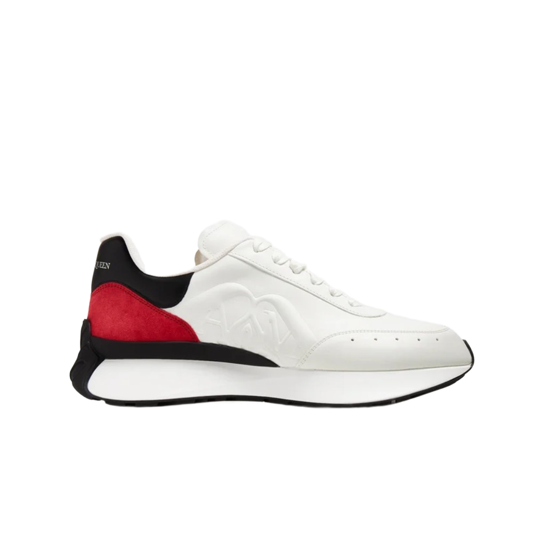 777417WIDNK8759 Alexander McQueen Sprint Runner Black Tulip