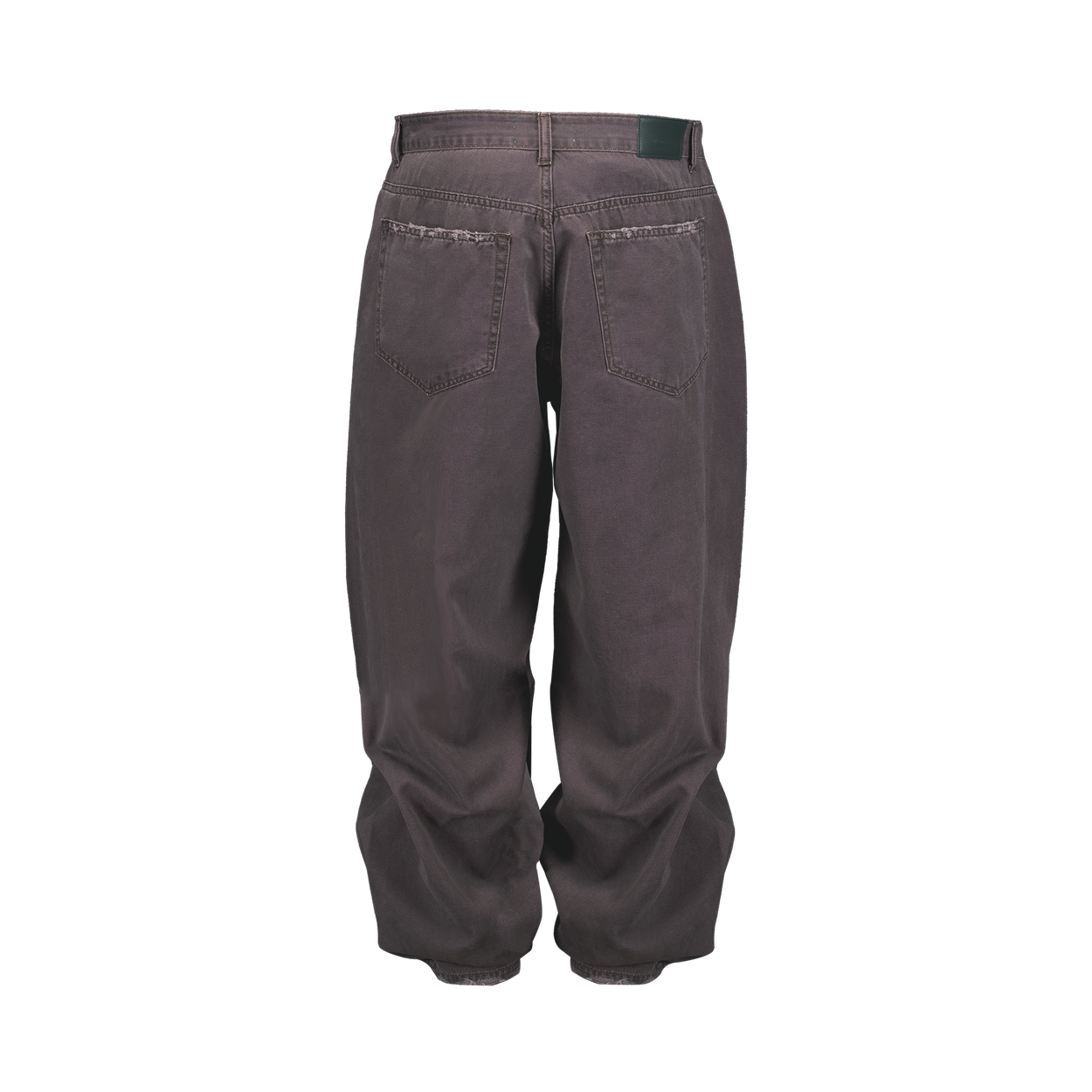 언더마이카 오프셋 커브드 팬츠 번트 플럼(Undermycar Offset Curved Pants Burnt Plum) - 2