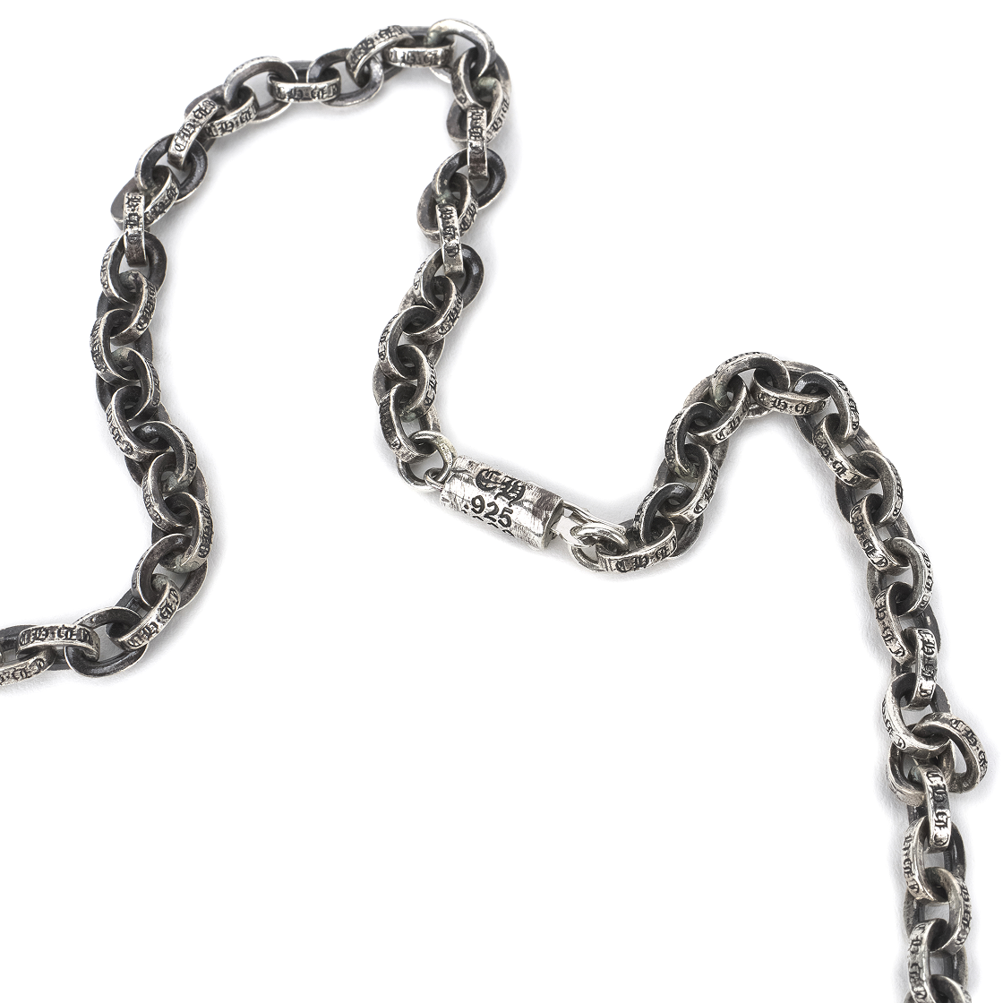 크롬하츠 페이퍼 체인 네클리스 실버(Chrome Hearts Paper Chain Necklace Silver) - 4