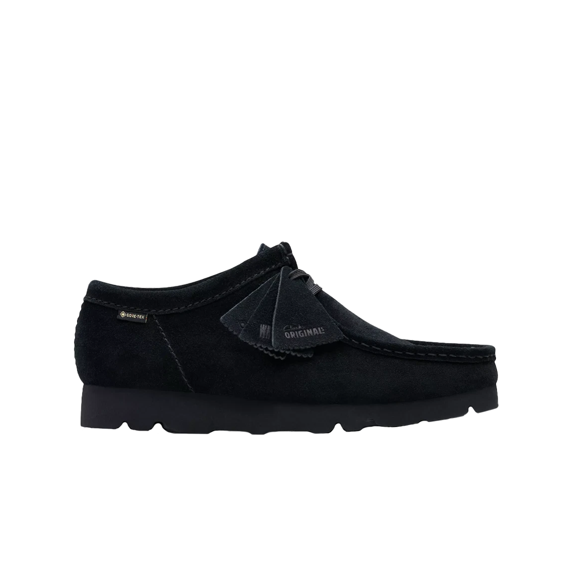 KM6BSOBCL04BK Clarks Wallabee GTX Black Suede - 26SS