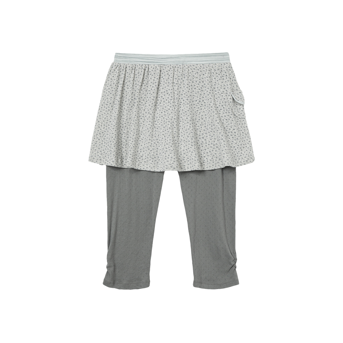 에이이에이이 플라워 스커트 레깅스 그레이(AEAE Flower Skirt Leggings Grey)