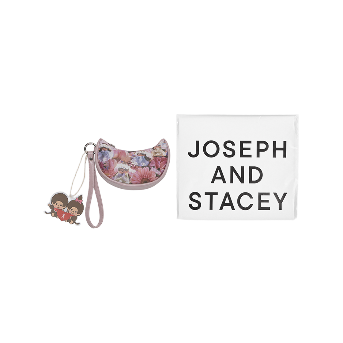 [KREAM 단독][사은품증정] 조셉앤스테이시 빕 파우치 플로럴 몬치치 핑크([KREAM 단독][사은품증정] JOSEPH&STACEY Bib Pouch Floral Monchhichi Pink) - 3