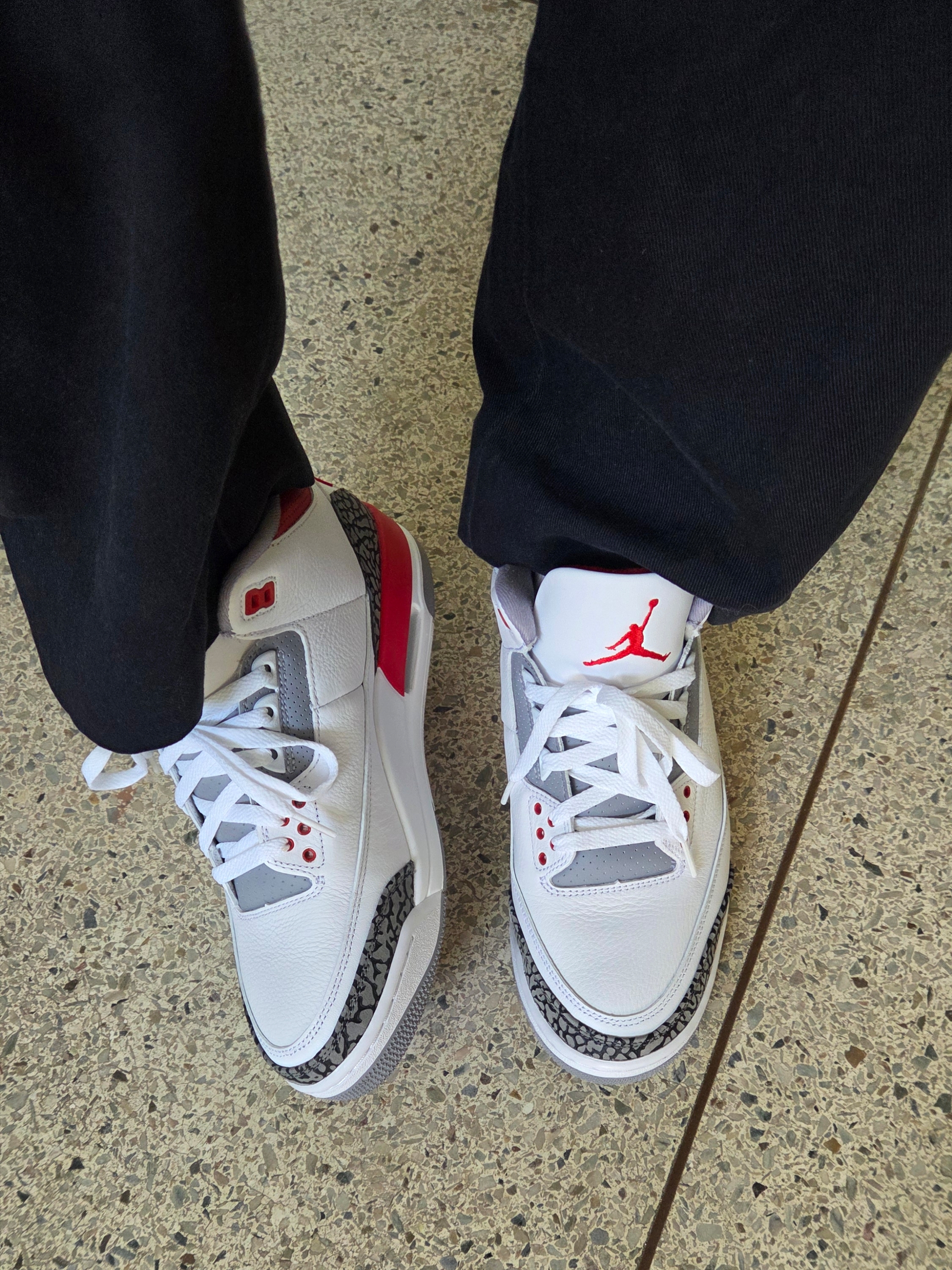 Jordan 3 Retro Fire Red 2022 착용 스타일