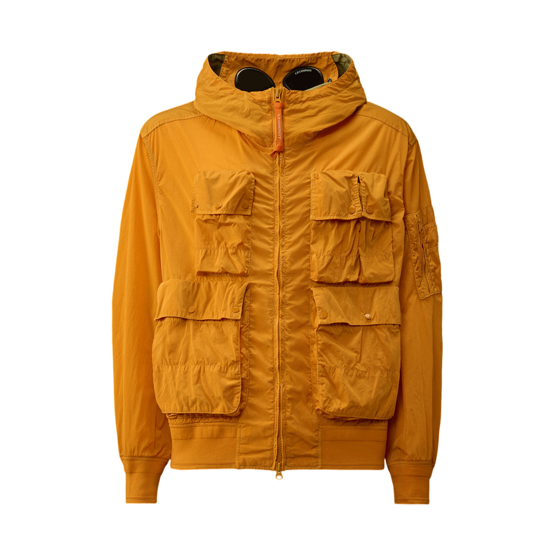 20CMOW005A005904D436 C.P. Company Chrome-R Goggle Jacket Desert Sun Orange - 26SS