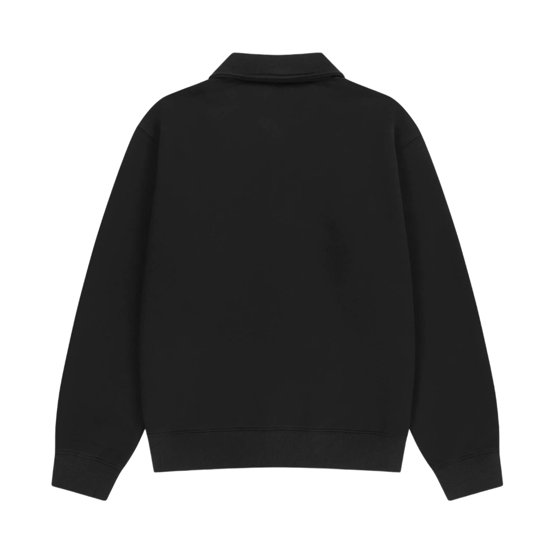 (W) 마리떼 프랑소와 저버 스몰 클래식 로고 하프 집업 스웨트셔츠 블랙((W) Marithe Francois Girbaud Small Classic Logo Half Zip Up Sweatshirt Black) - 2