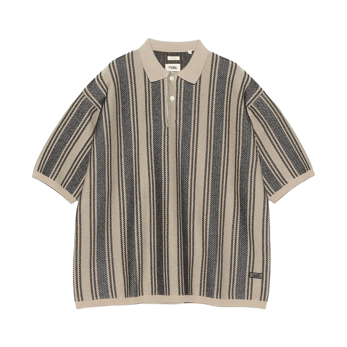 나나미카 니트 폴로 스웨터 차콜(Nanamica Knit Polo Sweater Charcoal)