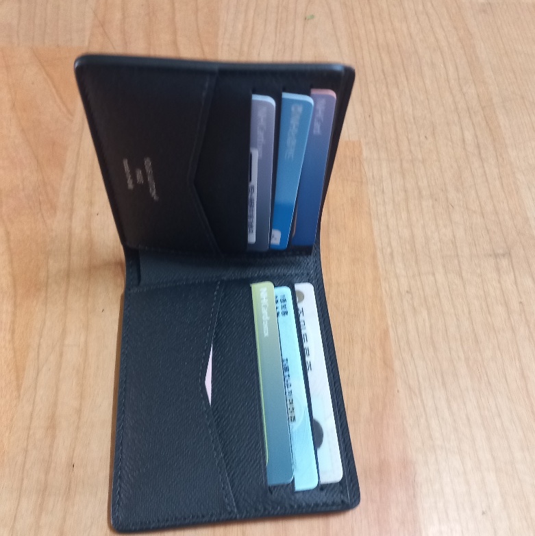 Louis Vuitton Slender Wallet Damier Graphite 착용 스타일 - 2