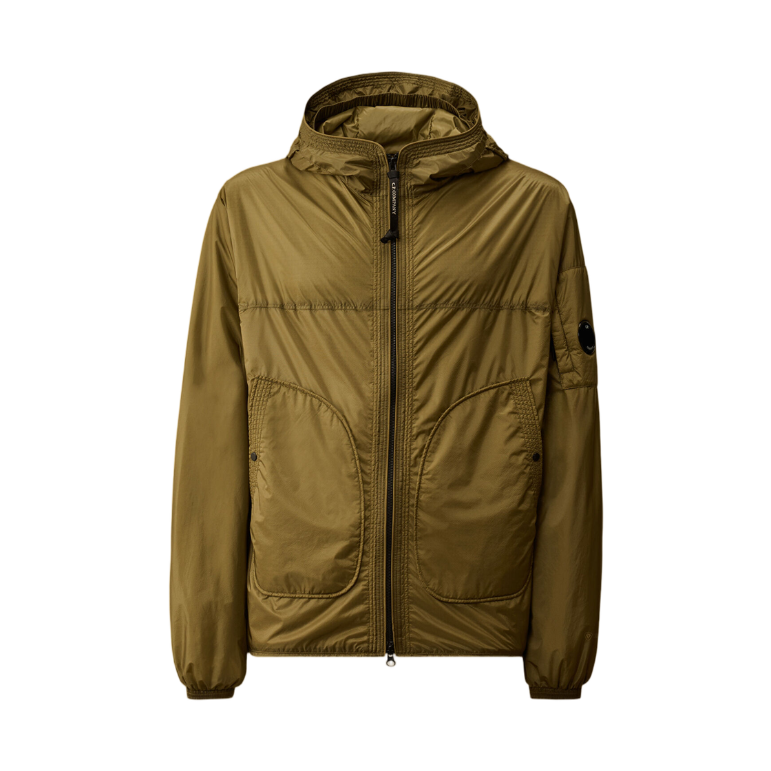 20CMOW070A110467W644 C.P. Company Nada Shield Packable Primaloft Evolve Hooded Lens Jacket Dried Herb Green - 26SS