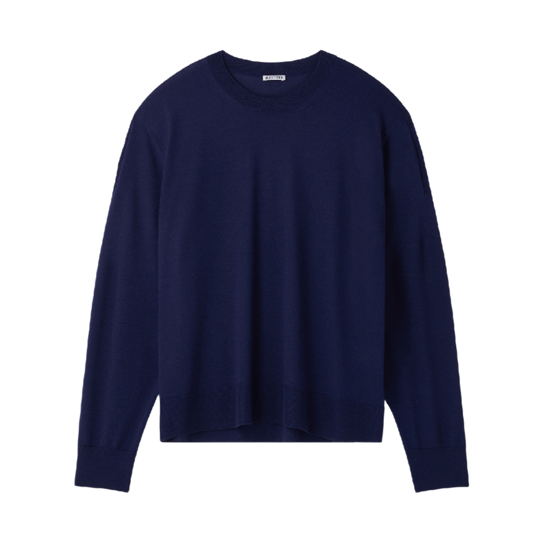렉토 실크 캐시미어 니트 탑 네이비(Recto Silk-Cashmere Knit Top Navy)