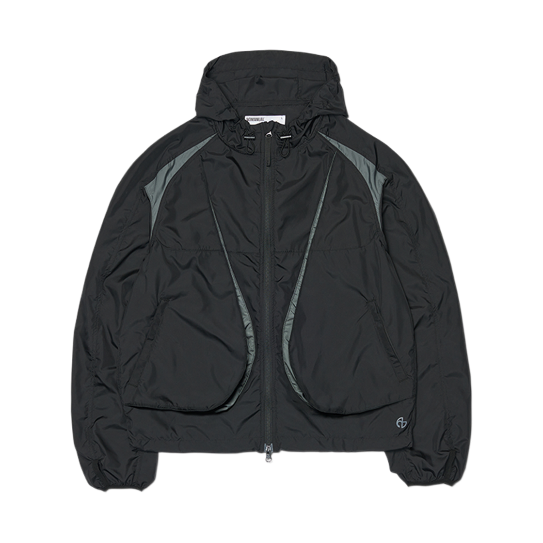 노매뉴얼 라이트 슬래시 자켓 블랙(NOMANUAL Light Slash Jacket Black)