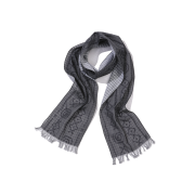 MAINBOOTH Offset Pattern Scarf BLACK
