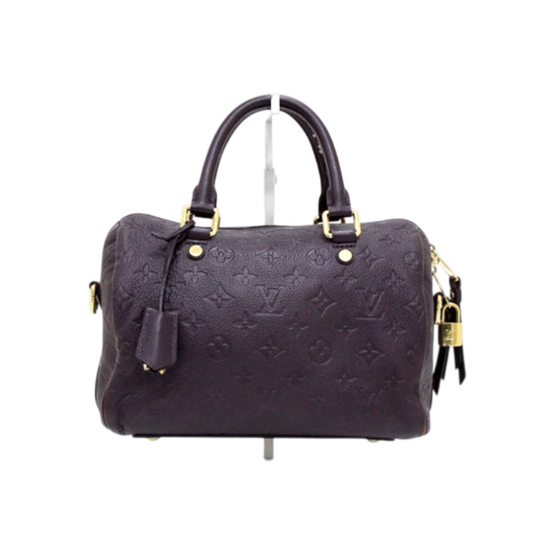 루이비통 M40765 퍼플 모노그램 앙프렝뜨 반둘리에 스피디25 토트백aa61537(Louis Vuitton M40765 Purple Monogram Empreinte Speedy 25 Tote Bag) - 1