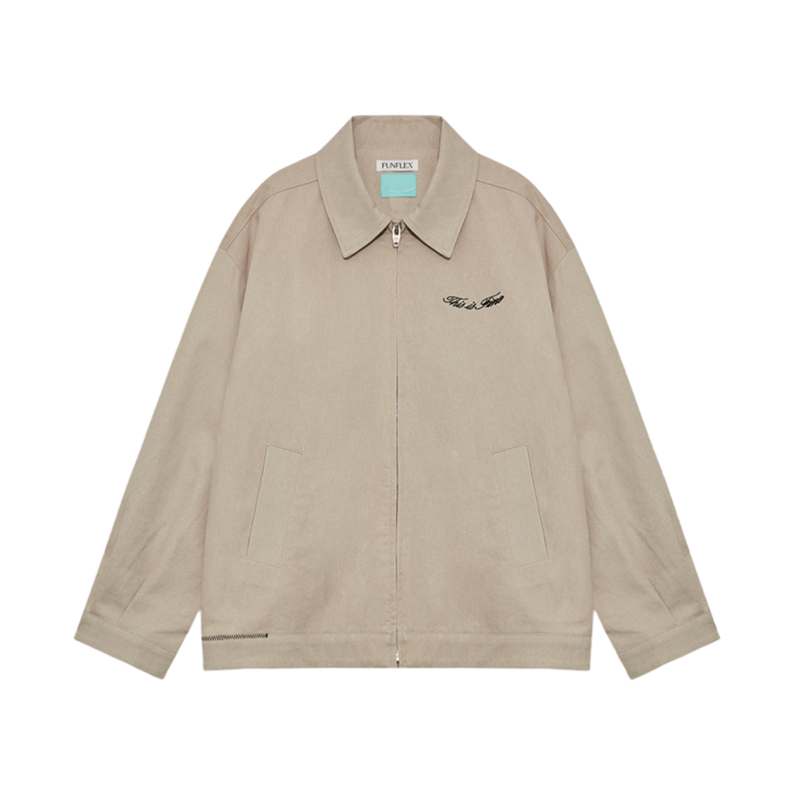 디스이즈파인 x 펀플렉스 오버사이즈드 워크자켓 아트워크 바이 더즈니 캔버스