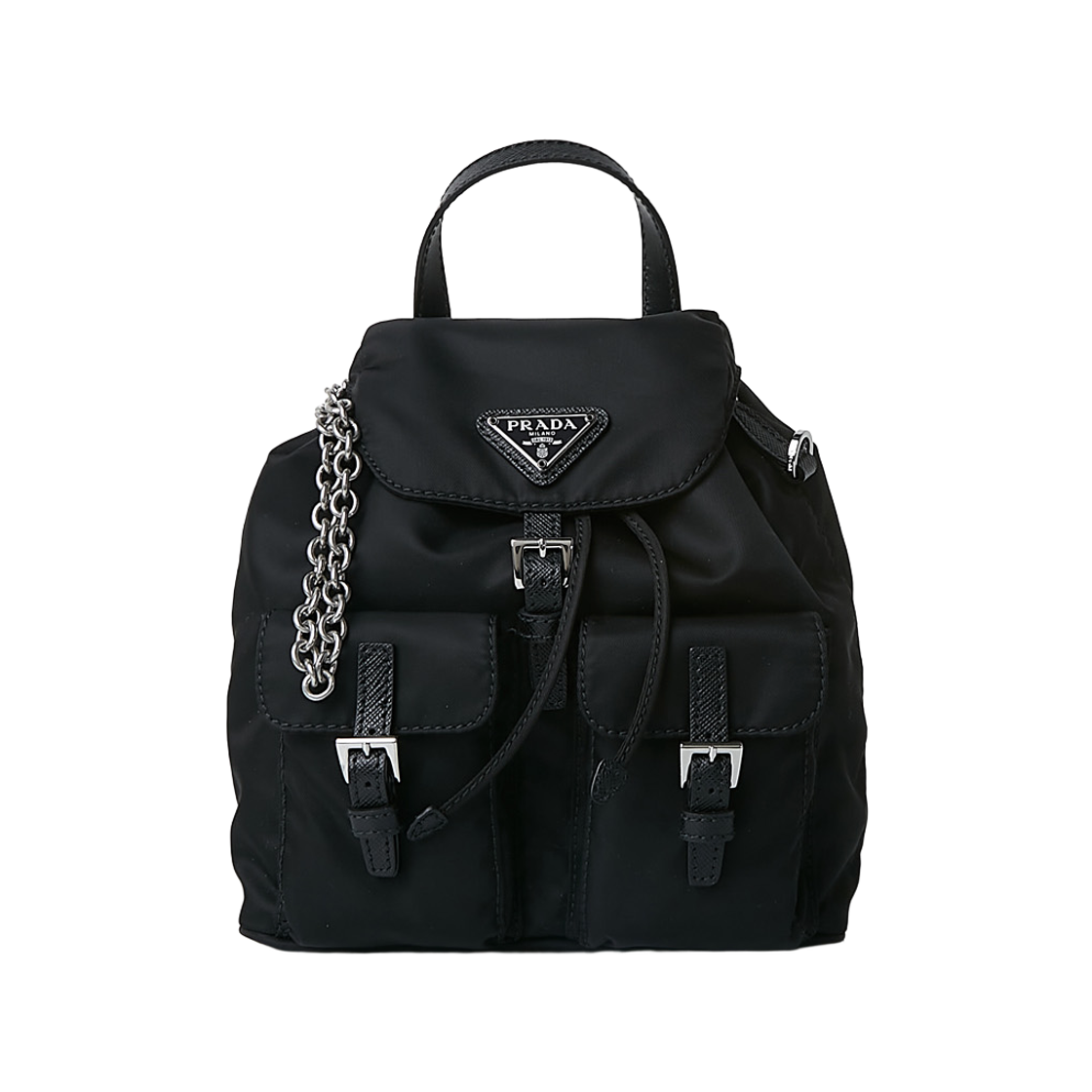 프라다 나일론 미니 백팩 블랙(Prada Nylon Mini Backpack Black) - 1