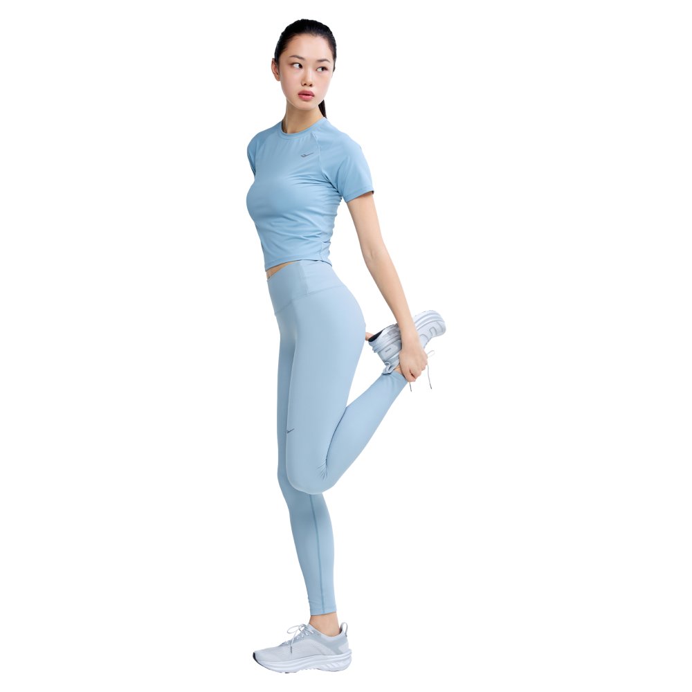 프로-스펙스 여성 컴프레션 타이츠 그레이시 블루(PRO-SPECS Women Compression Tights Graysh Blue) - 4