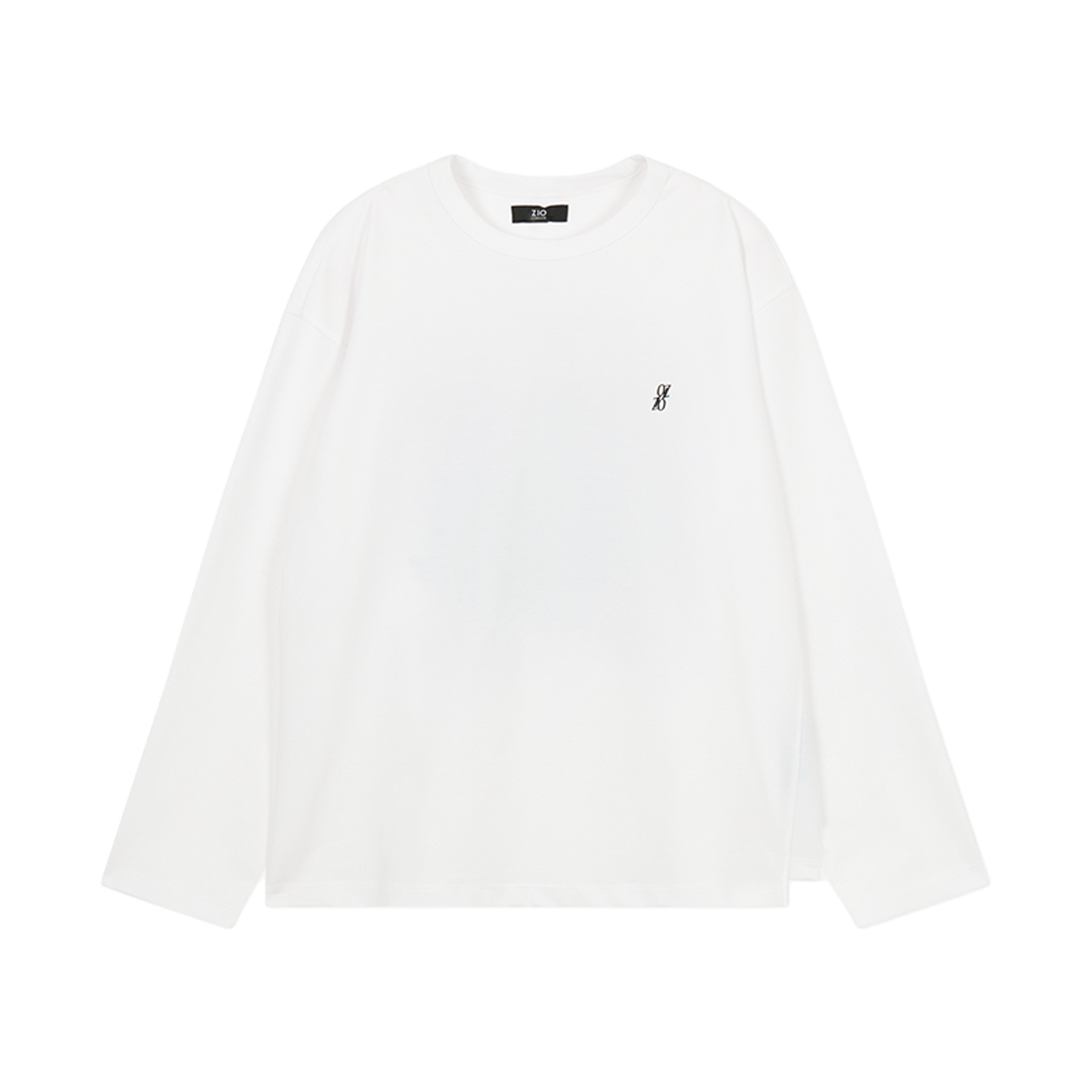 지오송지오 컬렉션 포쇼 아트워크 롱 슬리브 화이트 BI2TS213WH