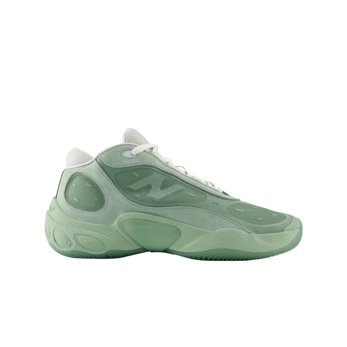 BBFRSFN3 New Balance Fresh Foam BB v3 Mosaic Green White - 2E Wide