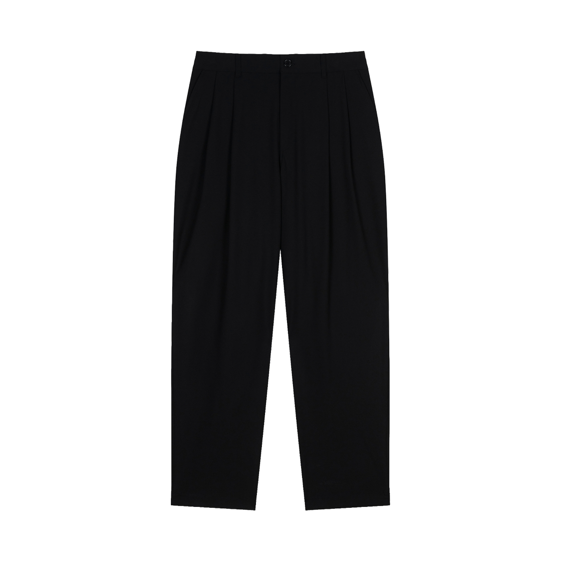 지오송지오 컬렉션 타임리스 투턱 캐롯 팬츠 블랙 BI2PT292BK(ZIOSONGZIO COLLECTION Timeless Two Tuck Carrot Pants Black)