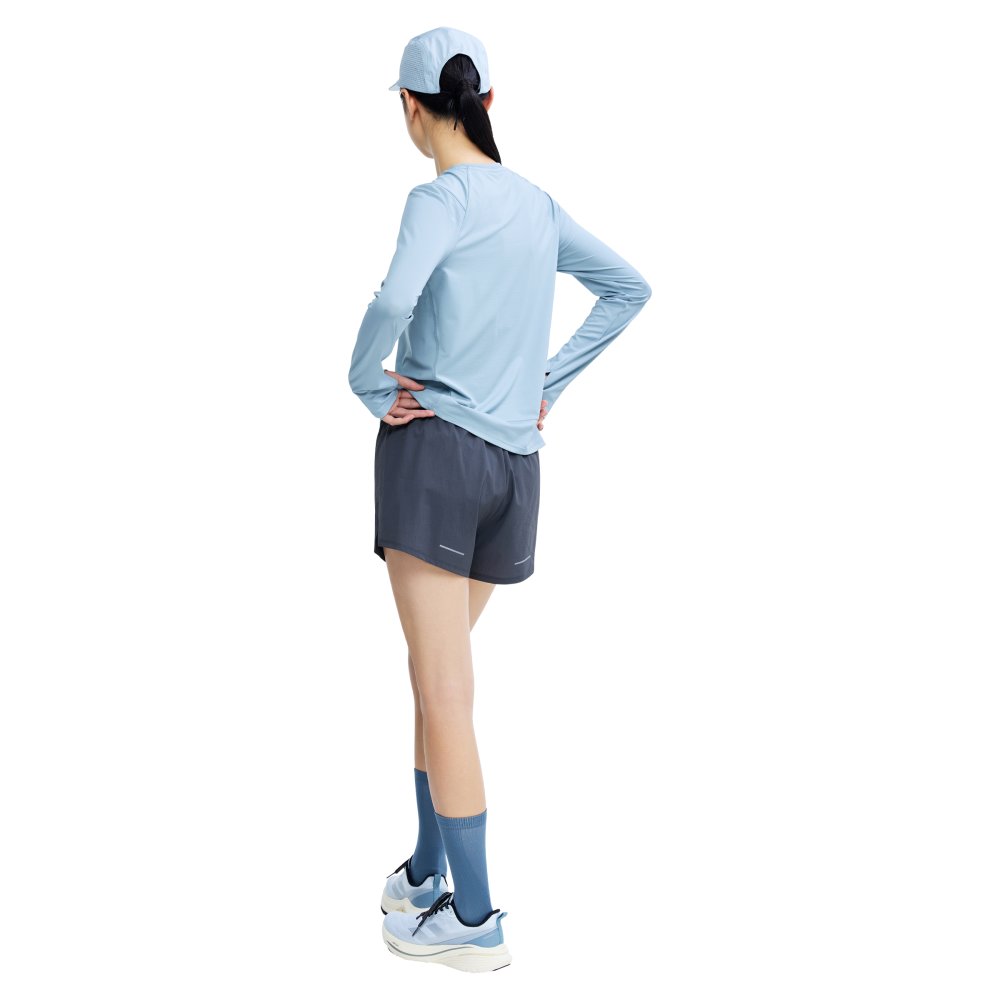 프로-스펙스 여성 플로우핏 3부 반바지 그레이(PRO-SPECS Women Flow Fit 3-Inch Shorts Grey) - 5