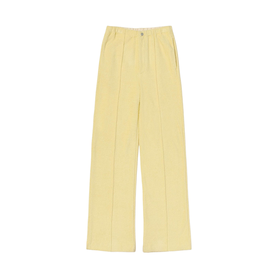 A26SP04DP (W) Auralee Cotton Nylon Pile Pants Light Yellow - 26SS
