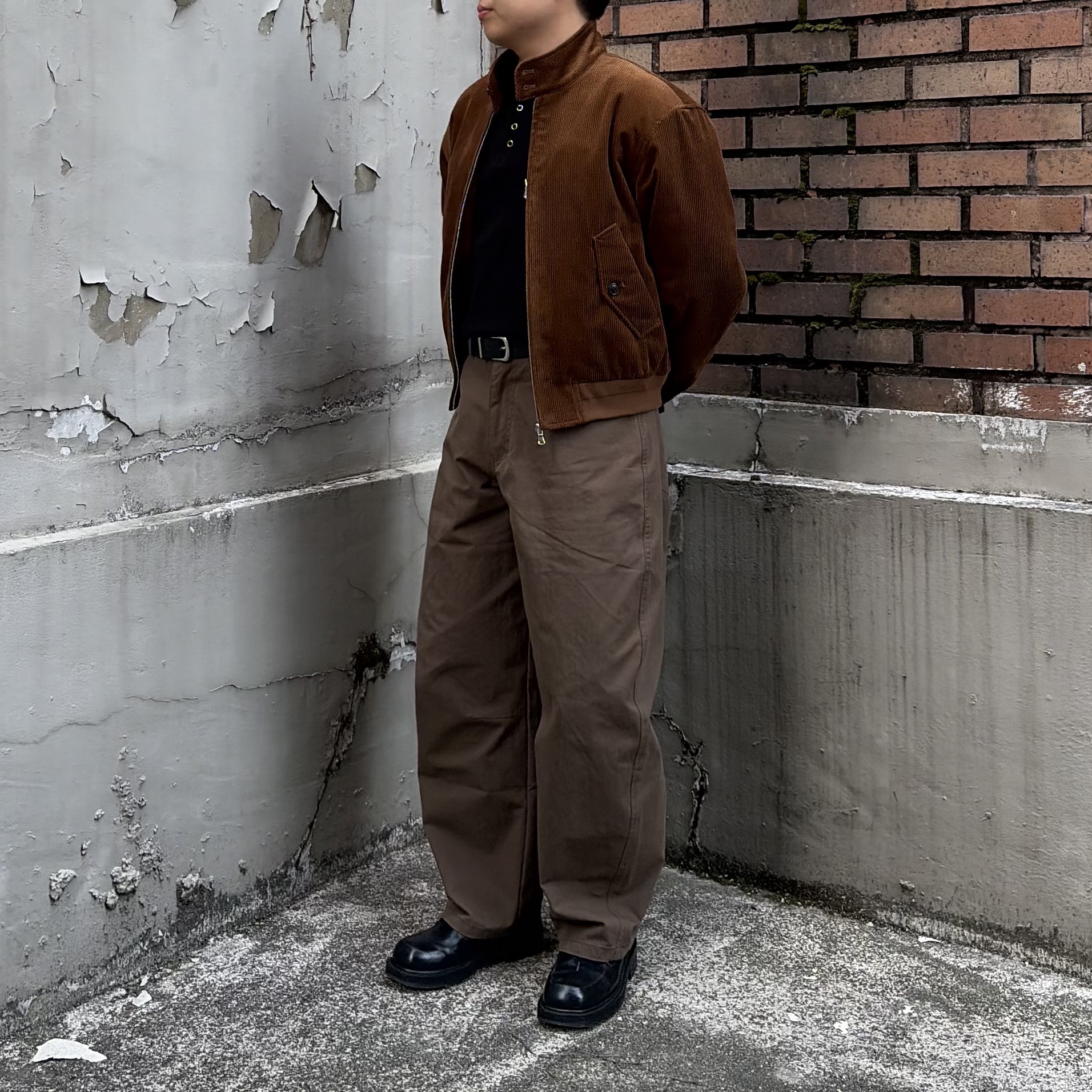 LOSTGARDEN Uniform Washed Derby Black 착용 스타일 - 1